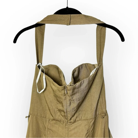 Lovers + Friends Steph Tan  Bustier Strapless Belted Waist Tie Jumpsuit S - Picture 5 of 8